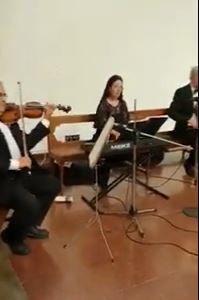 Violín, piano y violoncello para Recepciones