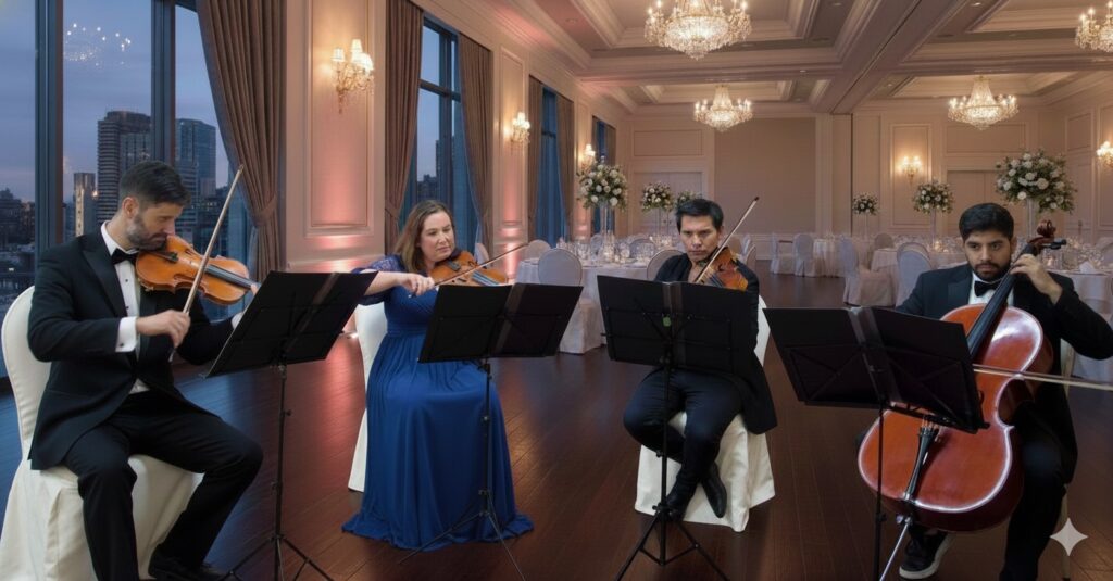 Ritmo a la cuerda. Cuarteto de Cuerdas para Eventos Sociales