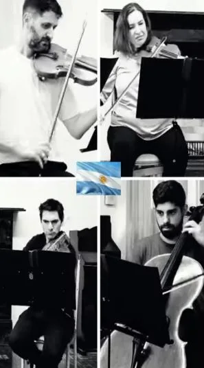 Muchachos en Cuarteto de Cuerdas